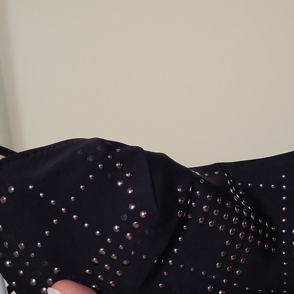 Burberry Black Studded Super Sexy CutOut Swimsuit One-piece Bathing Suit - Picture 7 of 7